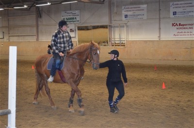 Här är bildbeviset på att jag rider!